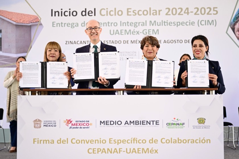 DELFINA GÓMEZ ÁLVAREZ APERTURA EL CICLO ESCOLAR 2024-2025 DE UAEMéx Y ...