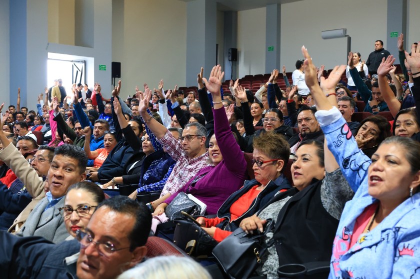 DELEGADAS Y DELEGADOS DEL SMSEM RESPALDAN POR UNANIMIDAD LA FIRMA DEL CONVENIO DE SUELDO Y PRESTACIONES 2026