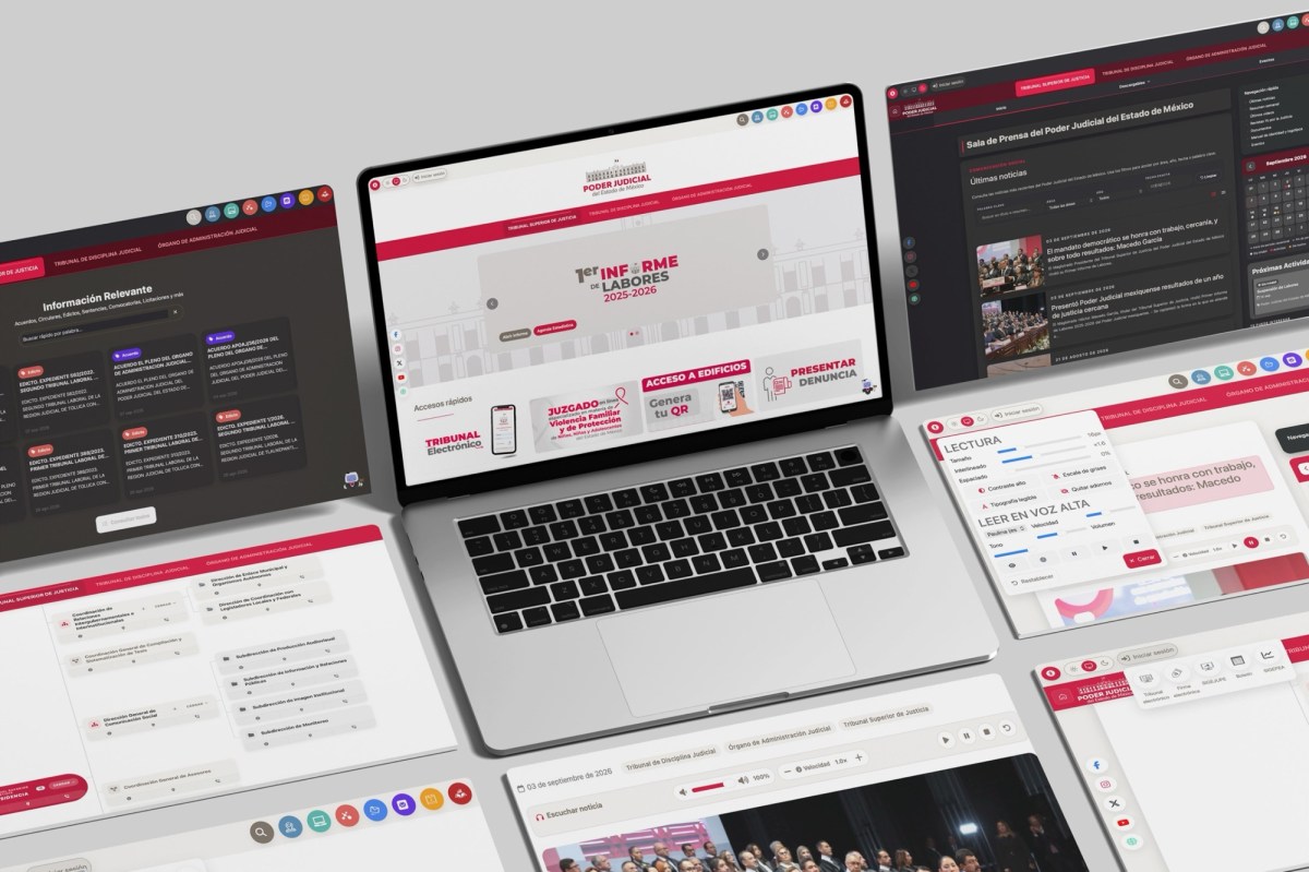 PODER JUDICIAL EDOMÉX ESTRENA PÁGINA WEB, CON MAYOR ACCESIBILIDAD A LOS SERVICIOS DE JUSTICIA